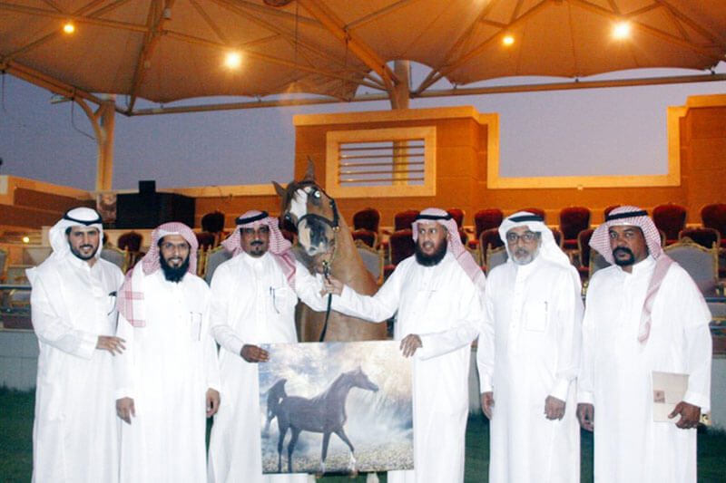 مؤسس مربط سدير للخيل العربية الشيخ محمد بن عبدالله الشبانات 